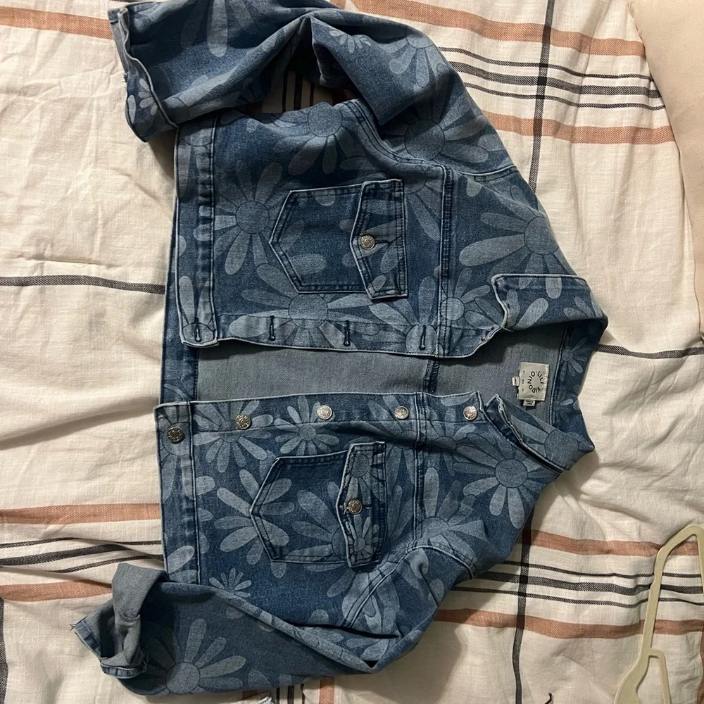 Lili Sidonio Jean jacket. Sz XL - Picture 6 of 7